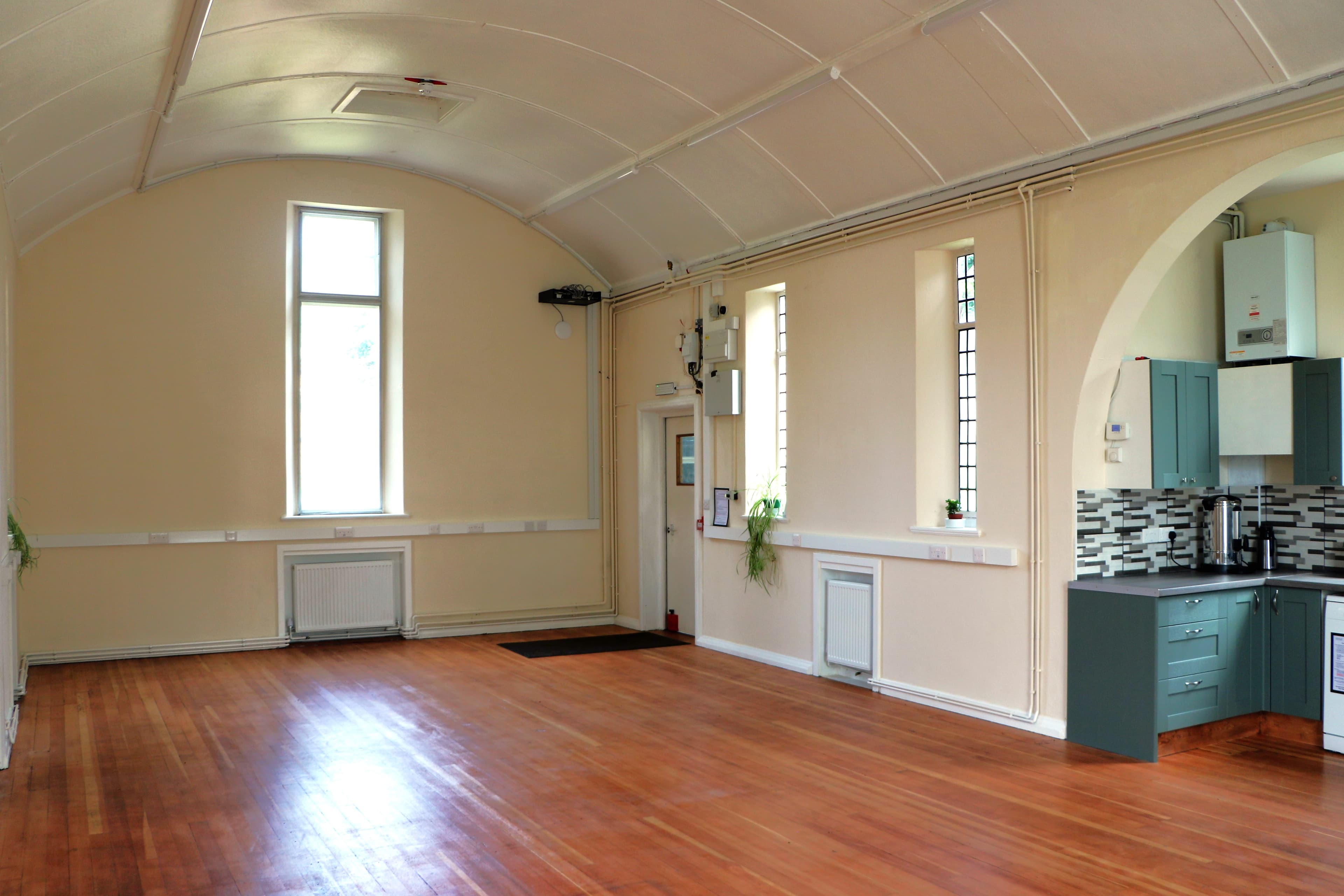 Garden Hall: full of natural light