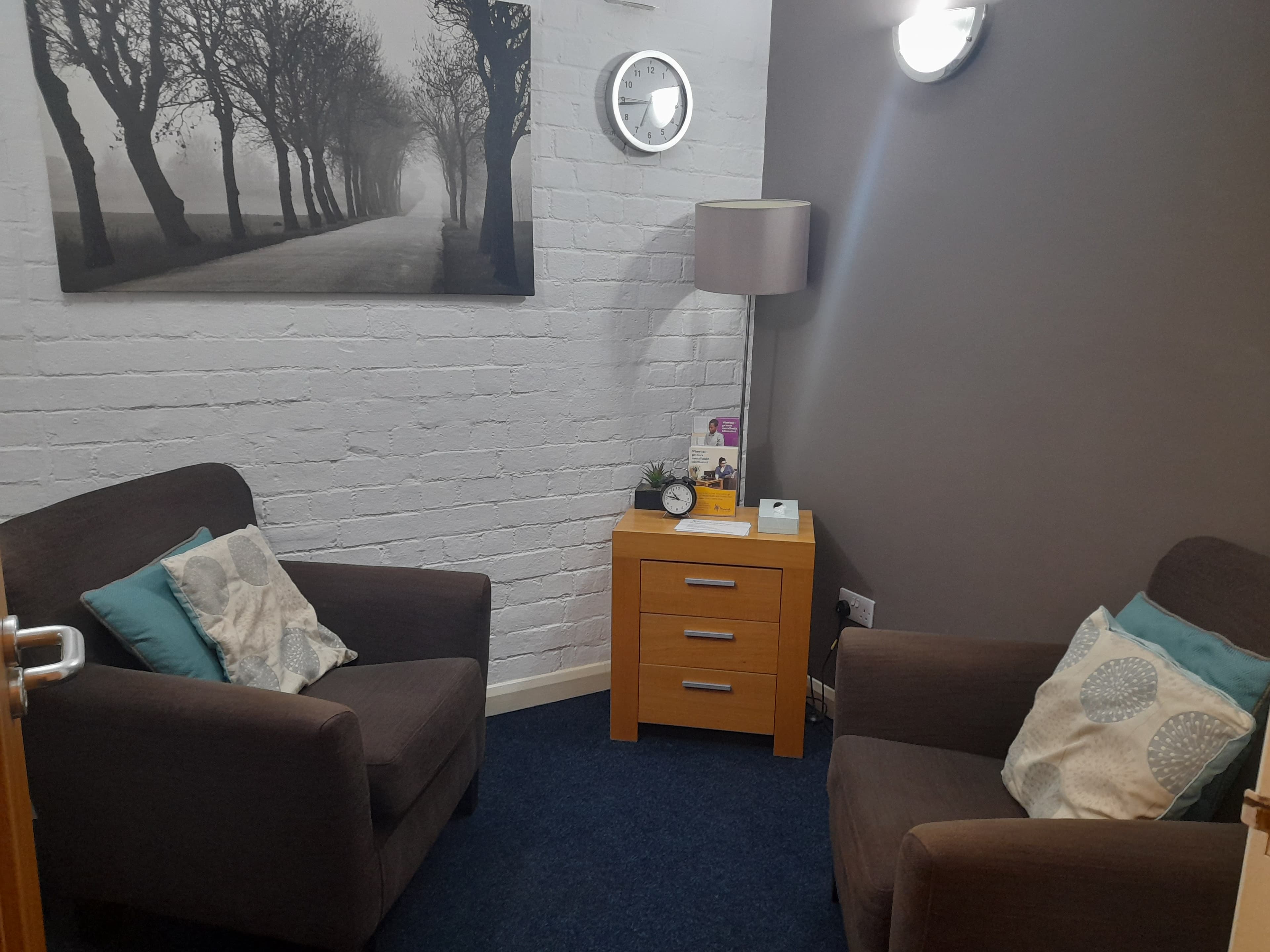 Counselling/therapy rooms at Mind in Rushden