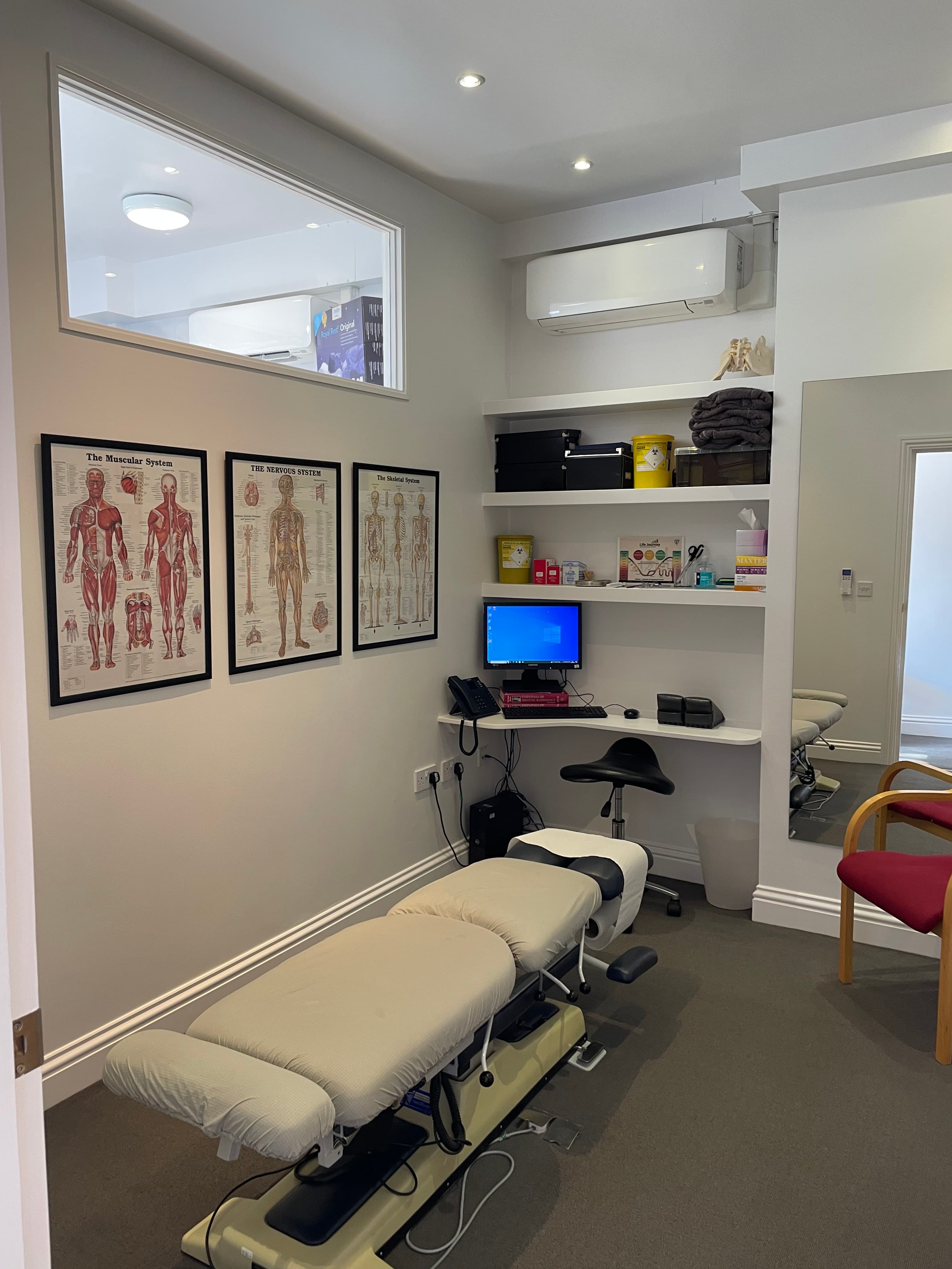 Therapy room available in multi disciplinary clinic